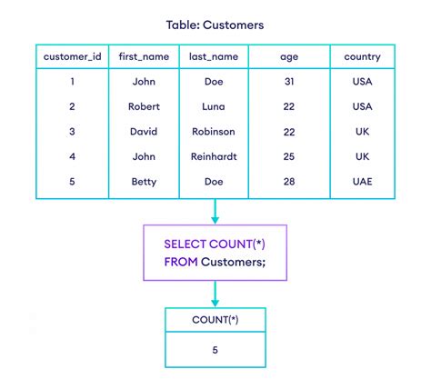 count number of rows in sql query result|SQL COUNT() (With Examples) .